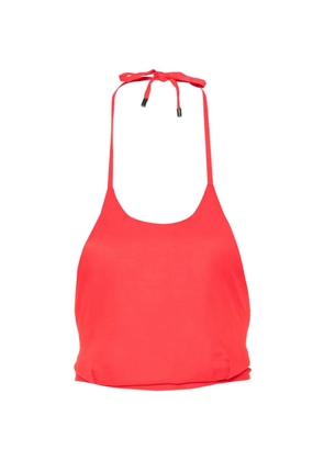 Osklen tie-fastening top - Red