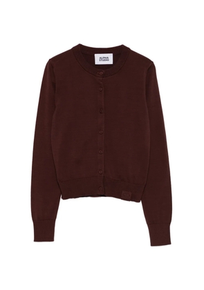 ALPHA STUDIO buttoned cardigan - Brown