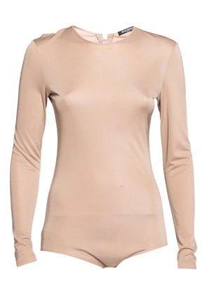 Balmain Pre-Owned long-sleeved bodysuit - Neutrals