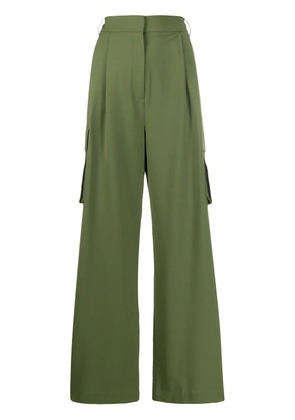 Tibi cargo palazzo trousers - Green