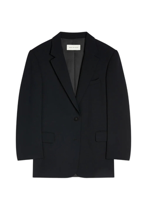 DRIES VAN NOTEN oversized crêpe blazer - Black