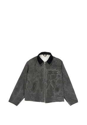 Camiel Fortgens washed raw-cut jacket - Grey