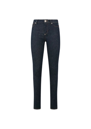Philipp Plein belt-loop buttoned jeans - Blue