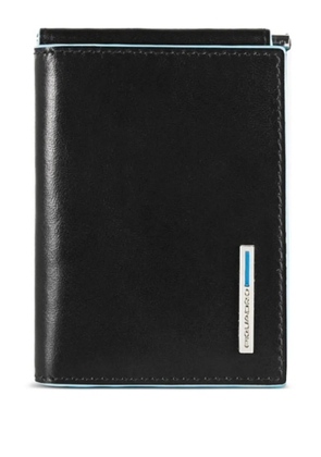 PIQUADRO logo-print card holder - Black