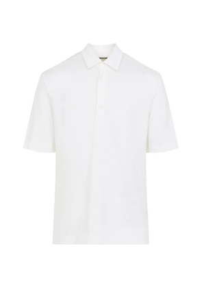Zegna linen polo shirt - White