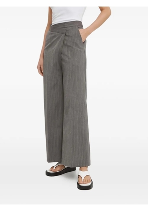 lovechild pleated wide-leg trousers - Grey
