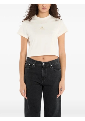 Nike logo-patch T-shirt - Neutrals