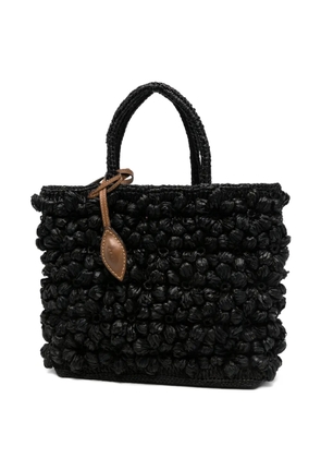 AFAR floral-appliqué tote bag - Black
