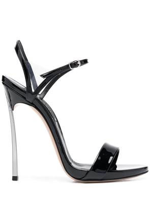 Casadei open-toe 130mm heel sandals - Black
