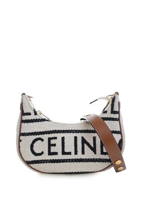 Celine Pre-Owned 2022 Medium Knitted Textile Ava shoulder bag - Neutrals