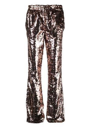 Faith Connexion sequin flared trousers - Metallic