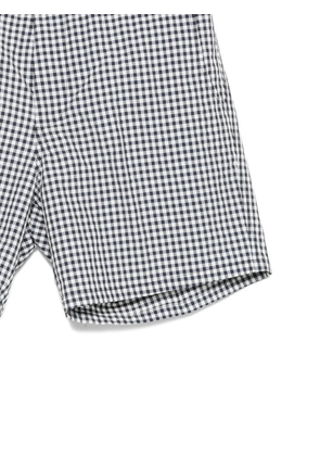 Nine In The Morning check-pattern swim shorts - Blue