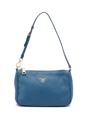 Prada Pre-Owned 2000-2012 Vitello Daino Pochette shoulder bag - Blue