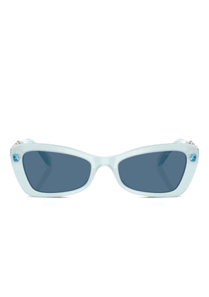 Swarovski Eyewear crystal-embellished cat-eye sunglasses - Blue