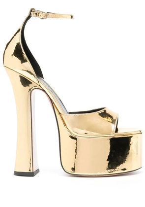 Pīferi Rosalia metallic-effect platform sandals - Gold