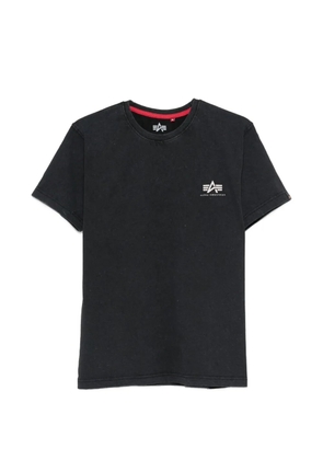 Alpha Industries logo-print T-shirt - Black