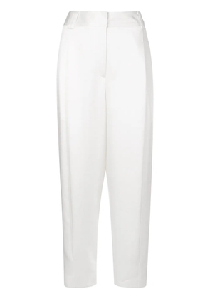 Tibi Celia sculpted cropped trousers - White
