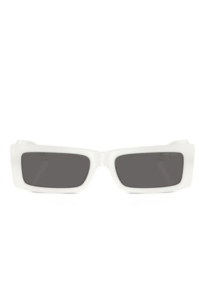 Jimmy Choo Eyewear rectangle-frame sunglasses - White