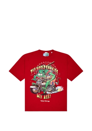 Better with Age Red graphic t-shirt