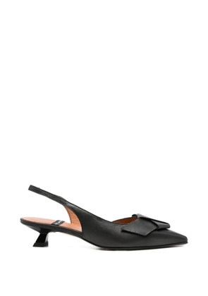 ANGEL ALARCON Aline bow-detail pumps - Black