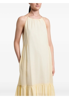 Peserico ruffled midi dress - Yellow