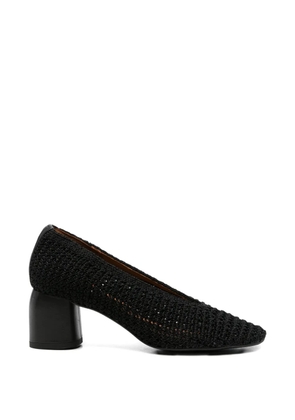 ANGEL ALARCON Ester round-toe pumps - Black