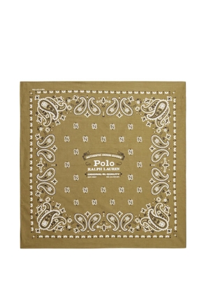 Polo Ralph Lauren paisley-motif cotton bandanna - Brown
