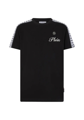 Philipp Plein crew-neck tape T-shirt - Black