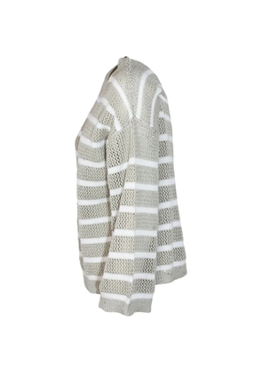 Purotatto striped sweater - Neutrals