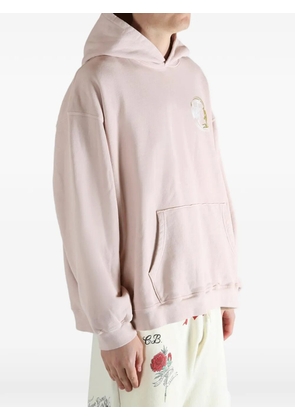 D-R-G-N Counter dragon-print hoodie - Pink