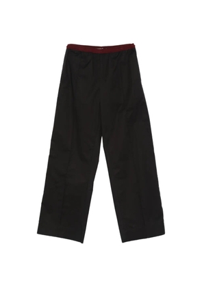 Plan C elasticated trousers - Black