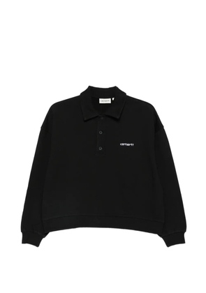 Carhartt WIP Brenta buttoned polo shirt - Black