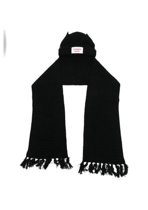 Charles Jeffrey Loverboy chunky ears beanie hat - Black