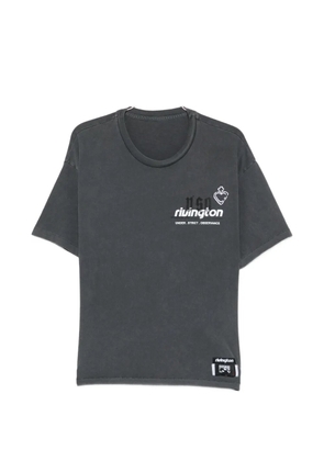 RIVINGTON ROI REBIS logo-print washed T-shirt - Grey