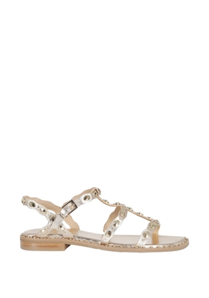 Ash Plus stud-embellished metallic sandals - Gold