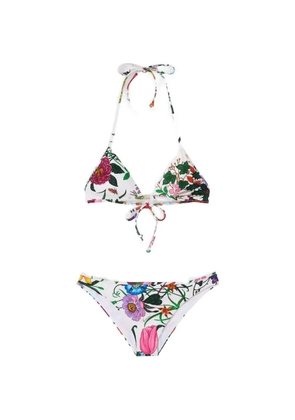 Gucci Flora-print bikini - White