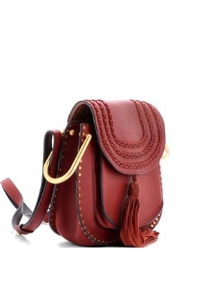 Chloé Pre-Owned Hudson Handbag Whipstitch Leather Small crossbody bag - Red