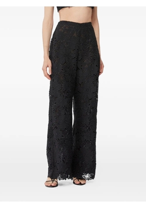 Waimari floral lace trousers - Black