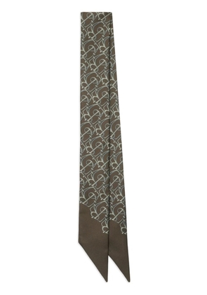 Burberry Skinny B Charm scarf - Brown