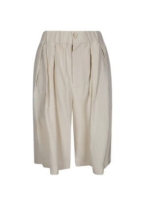 Uma Wang Poela chevron-pattern trousers - Neutrals