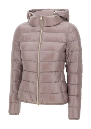 Herno hooded quilted down jacket - Pink