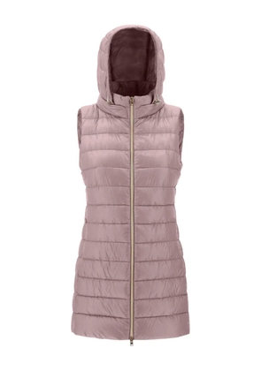Herno hooded quilted gilet - Pink