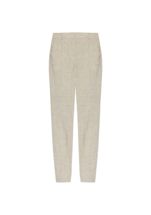 Moschino slub-texture tailored trousers - Neutrals