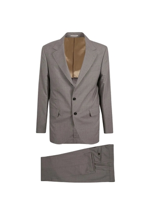 Brunello Cucinelli notched-lapel suit - Grey