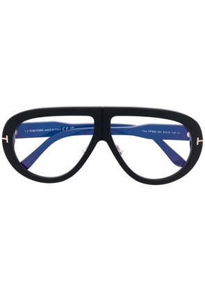 TOM FORD Eyewear Troy pilot-frame sunglasses - Black