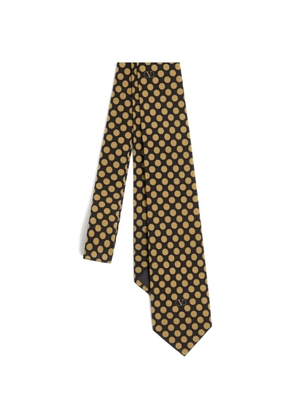 Valentino Garavani pattern silk tie - Black