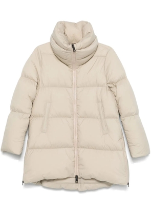 Herno A-line padded jacket - Neutrals