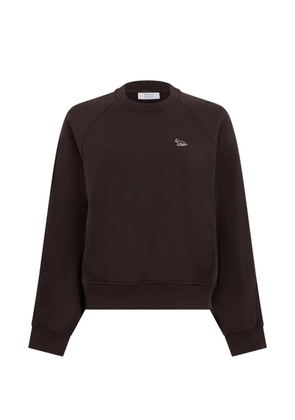 Maison Kitsuné fox motif sweatshirt - Brown