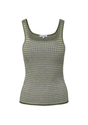 Veronica Beard Sandra square-neck tank top - Green