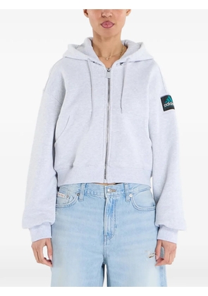 adidas Equipment cropped zip hoodie - Grey